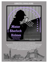 Mister Sherlock Holmes Libretto Vocal Score cover Thumbnail